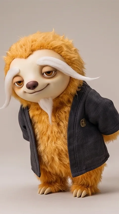 Auren, the puppet mascot, taking a small bow